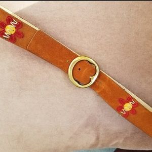 Jessica Simpson BOHO Rust Suede  Belt